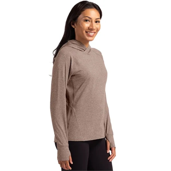 Cutter & Buck Adapt Recycled Soft Knit Stretch Womens Hoo...