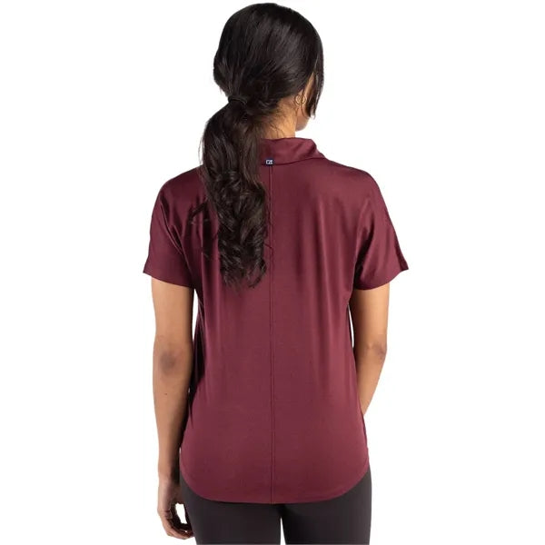 Cutter & Buck Coastline Recycled Double Peached Womens Do...