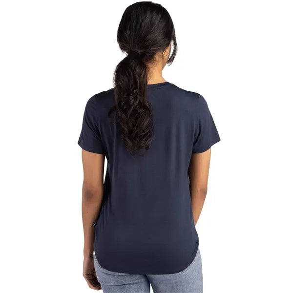 Cutter & Buck Coastline Recycled Double Peached Womens Sh...