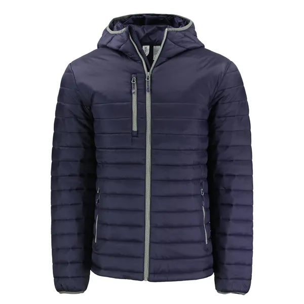 Clique Valhalla Recycled Insulated Puffer Mens Full Zip H...