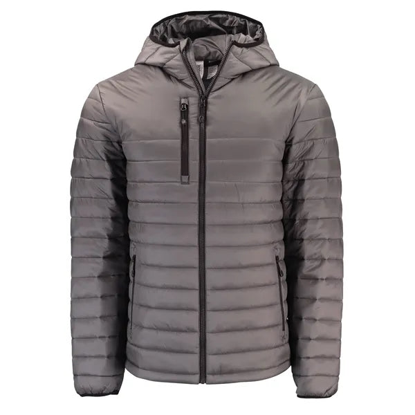 Clique Valhalla Recycled Insulated Puffer Mens Full Zip H...