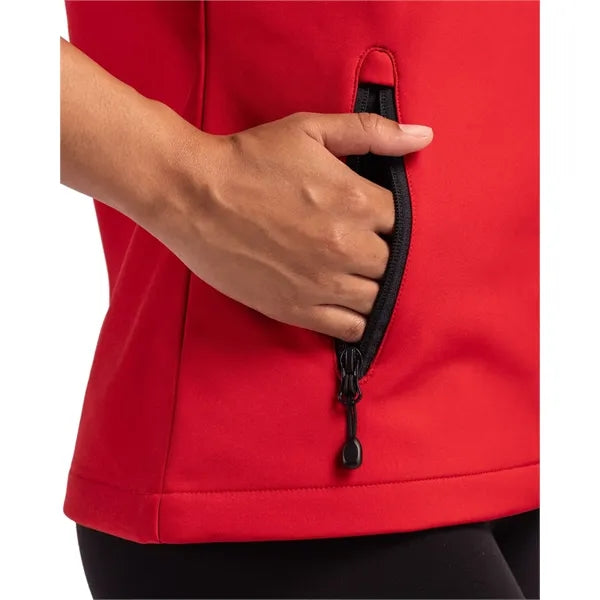 Clique Tempo Recycled Stretch Softshell Womens Full Zip Vest