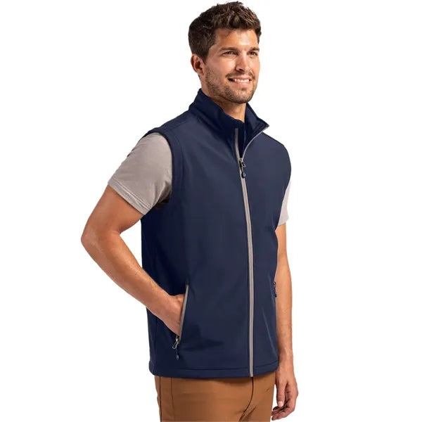 Clique Tempo Recycled Stretch Softshell Mens Full Zip Vest