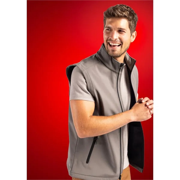 Clique Tempo Recycled Stretch Softshell Mens Full Zip Vest