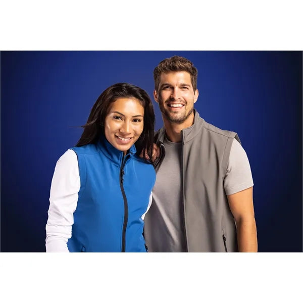 Clique Tempo Recycled Stretch Softshell Mens Full Zip Vest