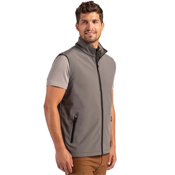 Clique Tempo Recycled Stretch Softshell Mens Full Zip Vest