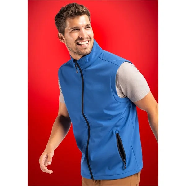 Clique Tempo Recycled Stretch Softshell Mens Full Zip Vest