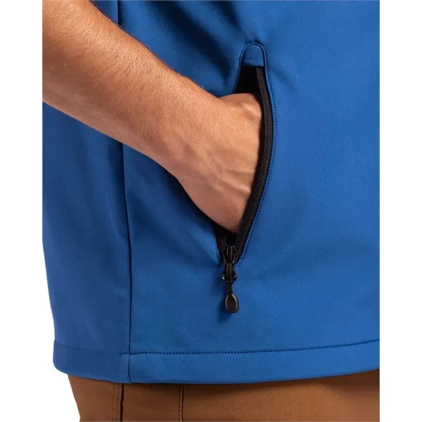 Clique Tempo Recycled Stretch Softshell Mens Full Zip Vest