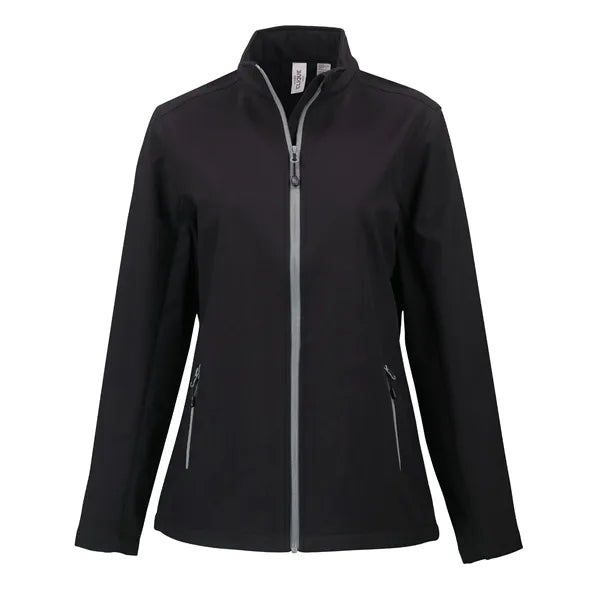 Clique Tempo Recycled Stretch Softshell Womens Full Zip J...