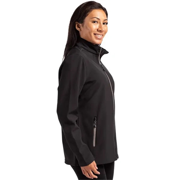 Clique Tempo Recycled Stretch Softshell Womens Full Zip J...