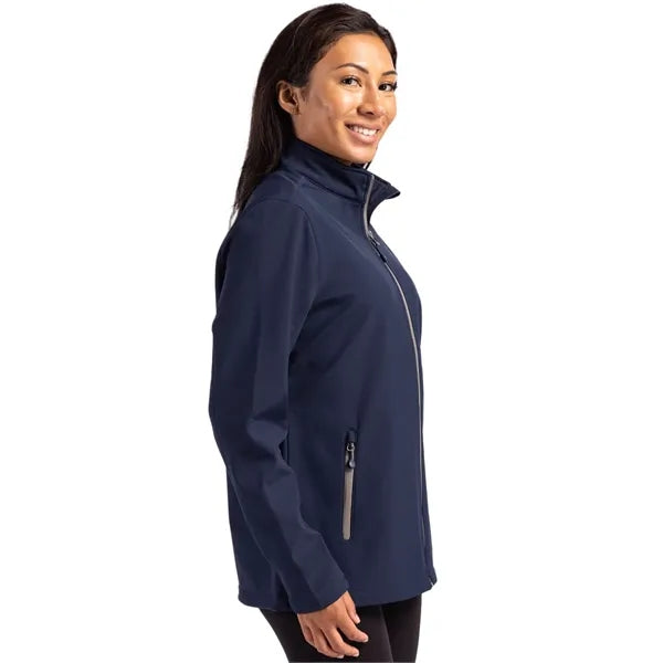 Clique Tempo Recycled Stretch Softshell Womens Full Zip J...