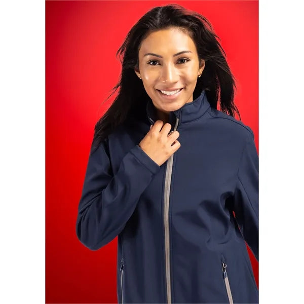 Clique Tempo Recycled Stretch Softshell Womens Full Zip J...