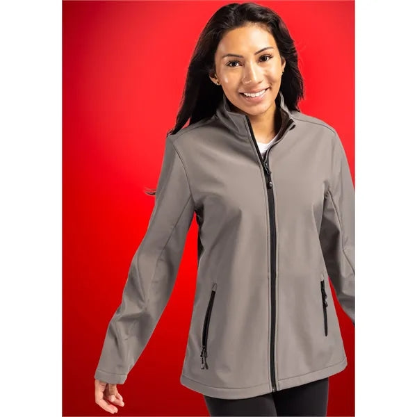 Clique Tempo Recycled Stretch Softshell Womens Full Zip J...