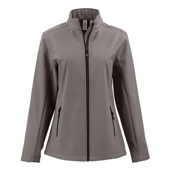 Clique Tempo Recycled Stretch Softshell Womens Full Zip J...
