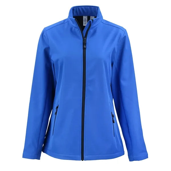 Clique Tempo Recycled Stretch Softshell Womens Full Zip J...