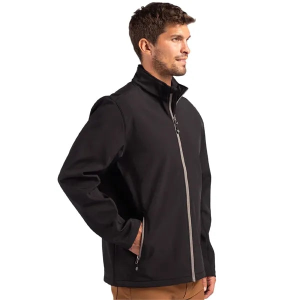 Clique Tempo Recycled Stretch Softshell Mens Full Zip Jacket