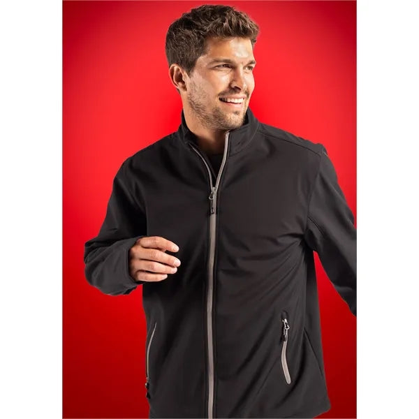 Clique Tempo Recycled Stretch Softshell Mens Full Zip Jacket