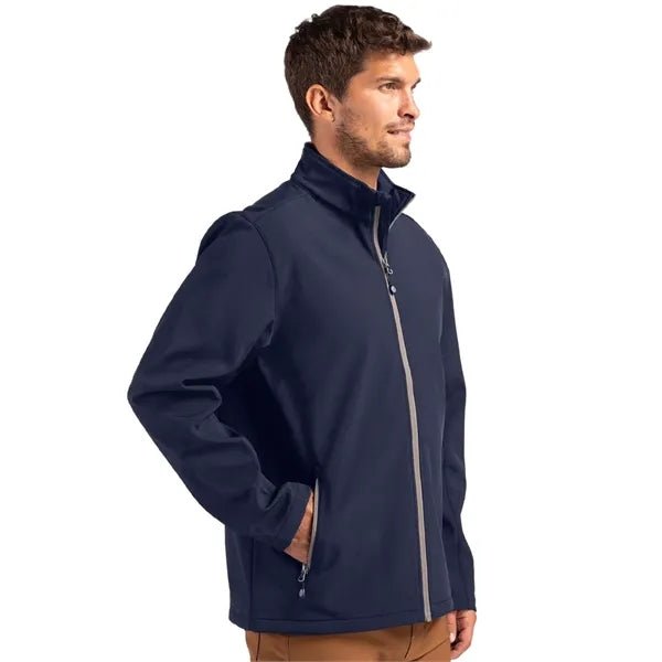 Clique Tempo Recycled Stretch Softshell Mens Full Zip Jacket