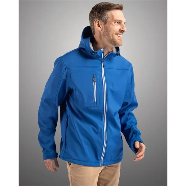 Clique Telemark Recycled Stretch Softshell Mens Full Zip ...