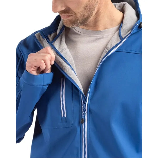 Clique Telemark Recycled Stretch Softshell Mens Full Zip ...