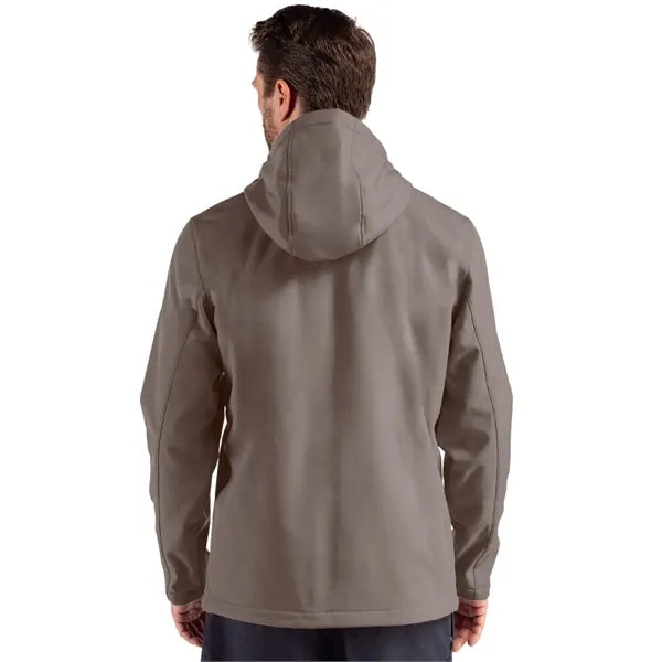 Clique Tempo Recycled Stretch Softshell Mens Full Zip Hoo...