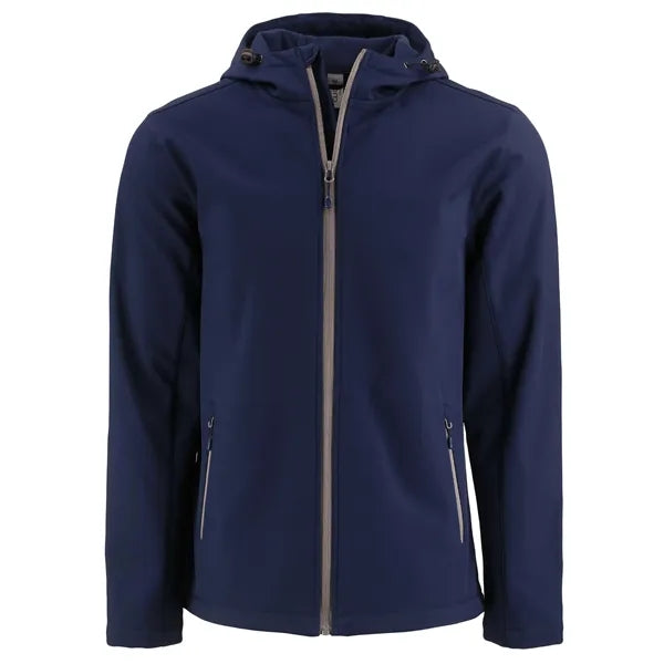 Clique Tempo Recycled Stretch Softshell Mens Full Zip Hoo...