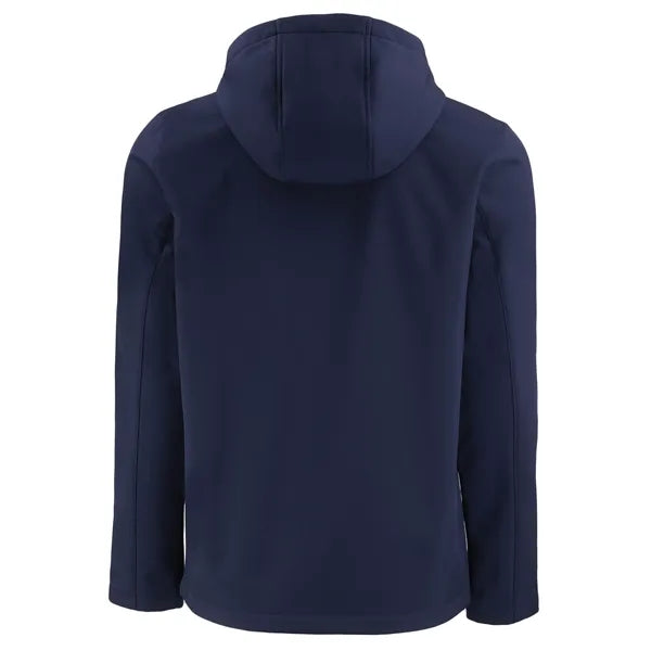 Clique Tempo Recycled Stretch Softshell Mens Full Zip Hoo...