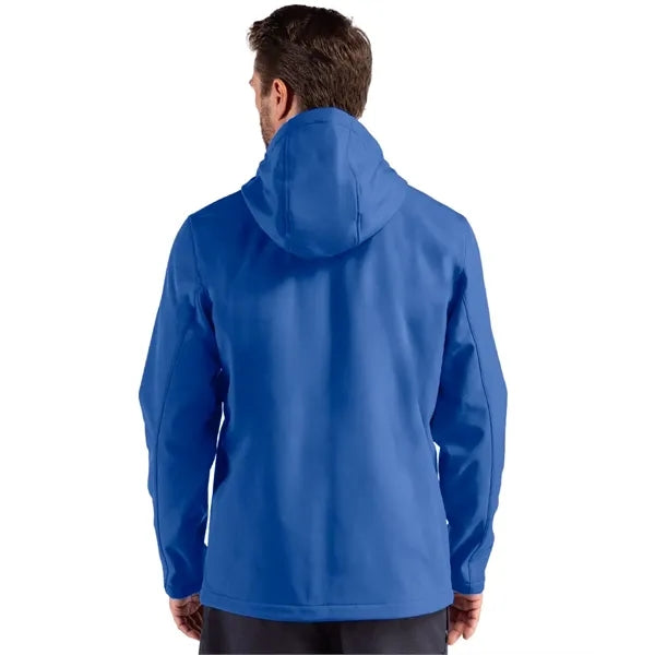 Clique Tempo Recycled Stretch Softshell Mens Full Zip Hoo...