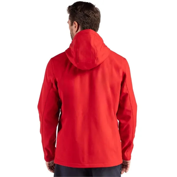 Clique Tempo Recycled Stretch Softshell Mens Full Zip Hoo...
