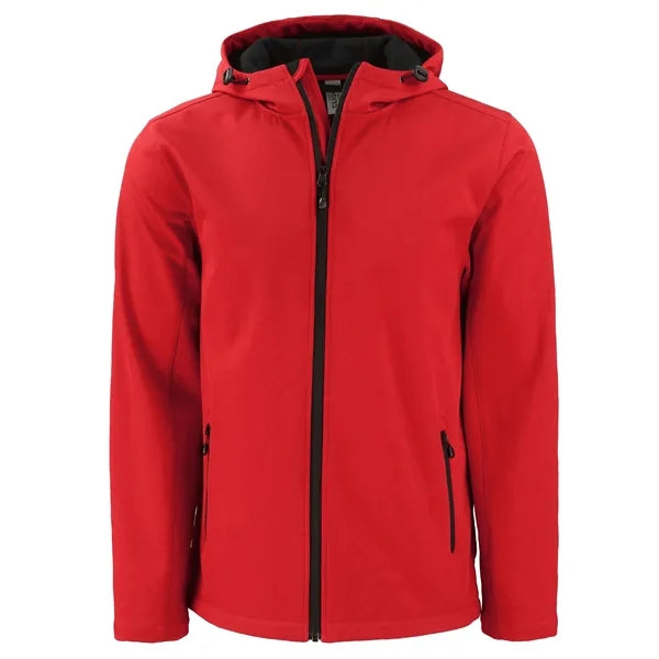 Clique Tempo Recycled Stretch Softshell Mens Full Zip Hoo...