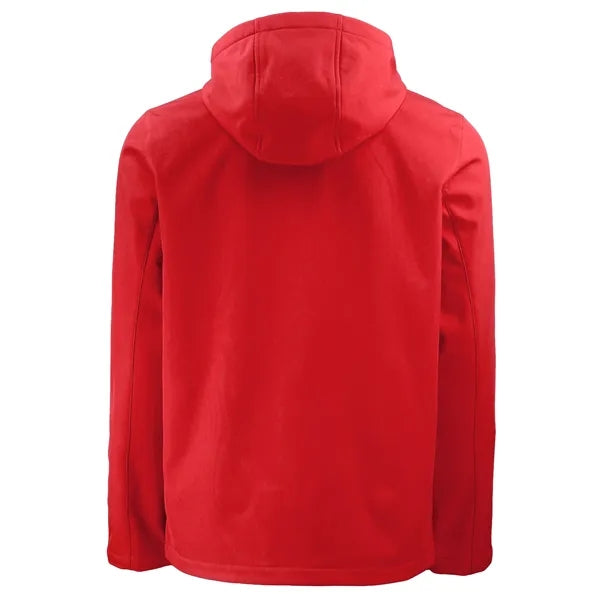 Clique Tempo Recycled Stretch Softshell Mens Full Zip Hoo...