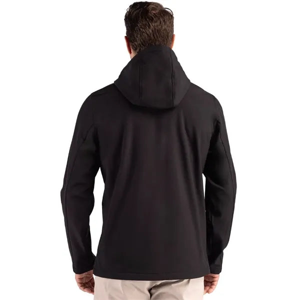 Clique Tempo Recycled Stretch Softshell Mens Full Zip Hoo...