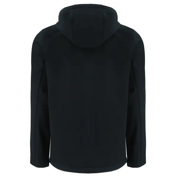 Clique Tempo Recycled Stretch Softshell Mens Full Zip Hoo...