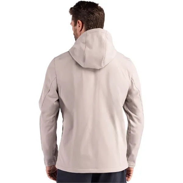 Clique Tempo Recycled Stretch Softshell Mens Full Zip Hoo...