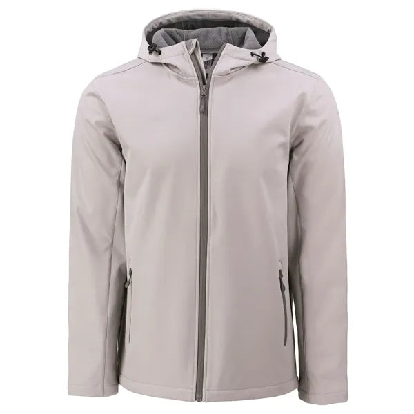 Clique Tempo Recycled Stretch Softshell Mens Full Zip Hoo...