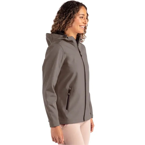 Clique Tempo Recycled Stretch Softshell Womens Full Zip H...