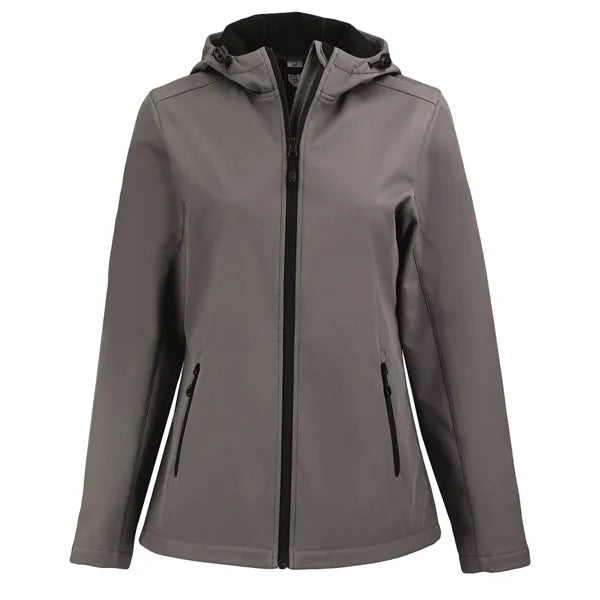 Clique Tempo Recycled Stretch Softshell Womens Full Zip H...