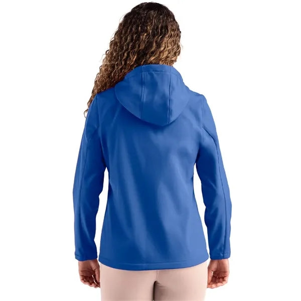 Clique Tempo Recycled Stretch Softshell Womens Full Zip H...
