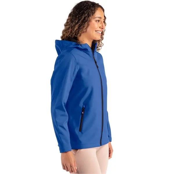 Clique Tempo Recycled Stretch Softshell Womens Full Zip H...