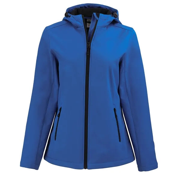 Clique Tempo Recycled Stretch Softshell Womens Full Zip H...