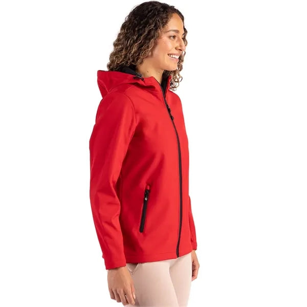 Clique Tempo Recycled Stretch Softshell Womens Full Zip H...