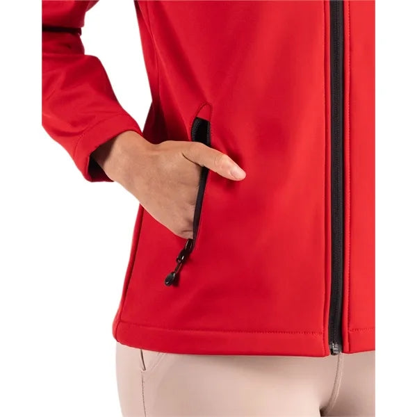 Clique Tempo Recycled Stretch Softshell Womens Full Zip H...