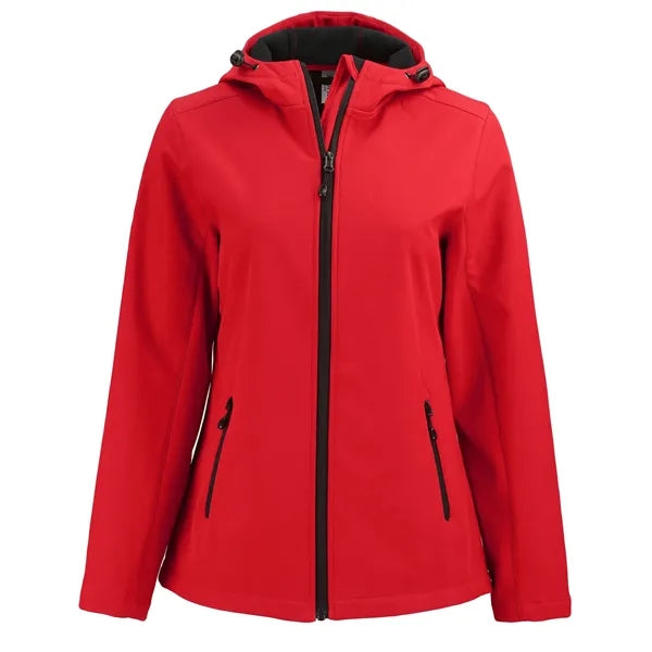 Clique Tempo Recycled Stretch Softshell Womens Full Zip H...