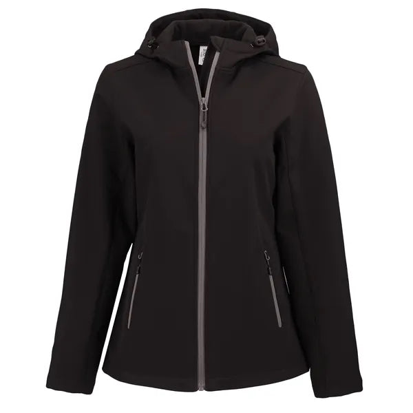 Clique Tempo Recycled Stretch Softshell Womens Full Zip H...