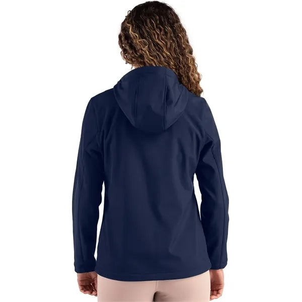 Clique Tempo Recycled Stretch Softshell Womens Full Zip H...