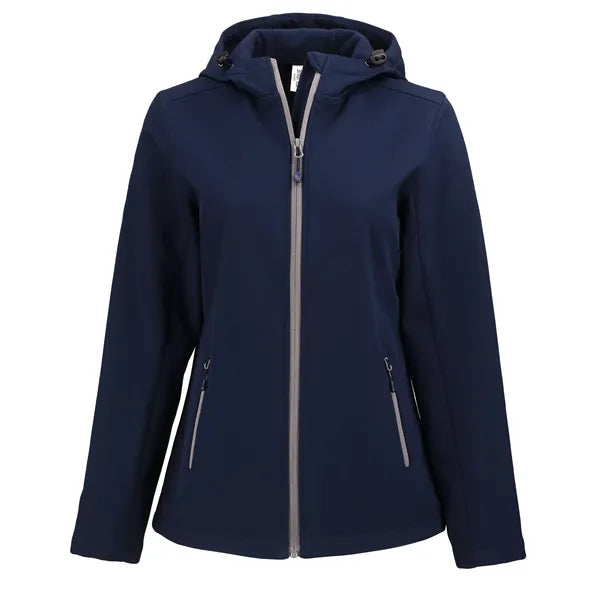 Clique Tempo Recycled Stretch Softshell Womens Full Zip H...