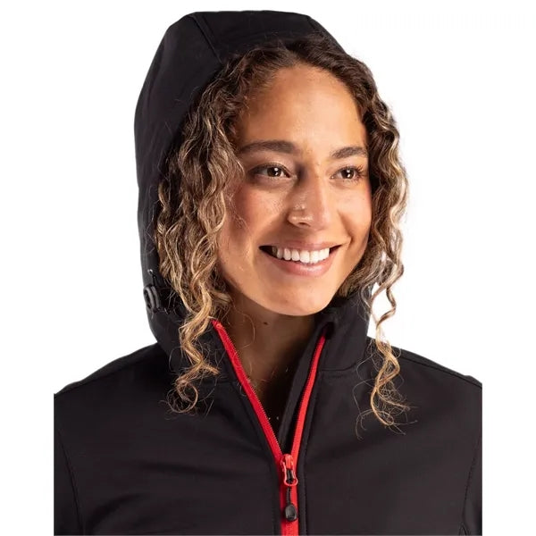 Clique Tempo Recycled Stretch Softshell Womens Full Zip H...
