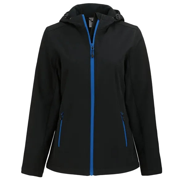 Clique Tempo Recycled Stretch Softshell Womens Full Zip H...