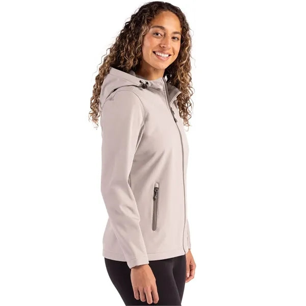Clique Tempo Recycled Stretch Softshell Womens Full Zip H...