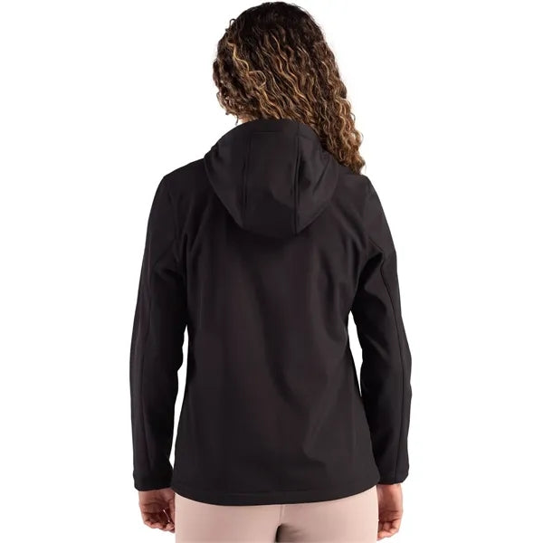 Clique Tempo Recycled Stretch Softshell Womens Full Zip H...
